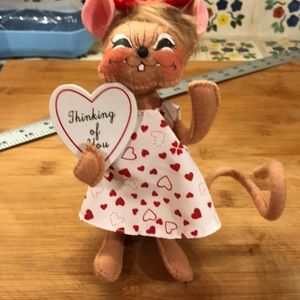 Adorable Valentine’s Day Annalee mouse c. 2010